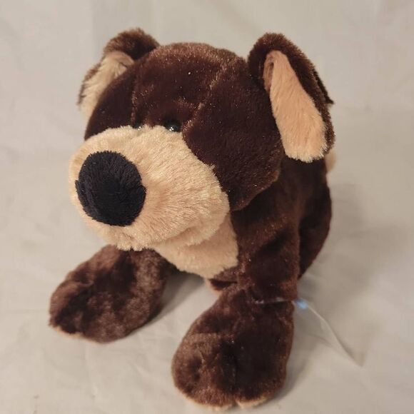 Ganz Webkinz Mocha Pup Plush Stuffed Animal HM348 USED Code Soft Toy 10" Dog - Picture 2 of 13